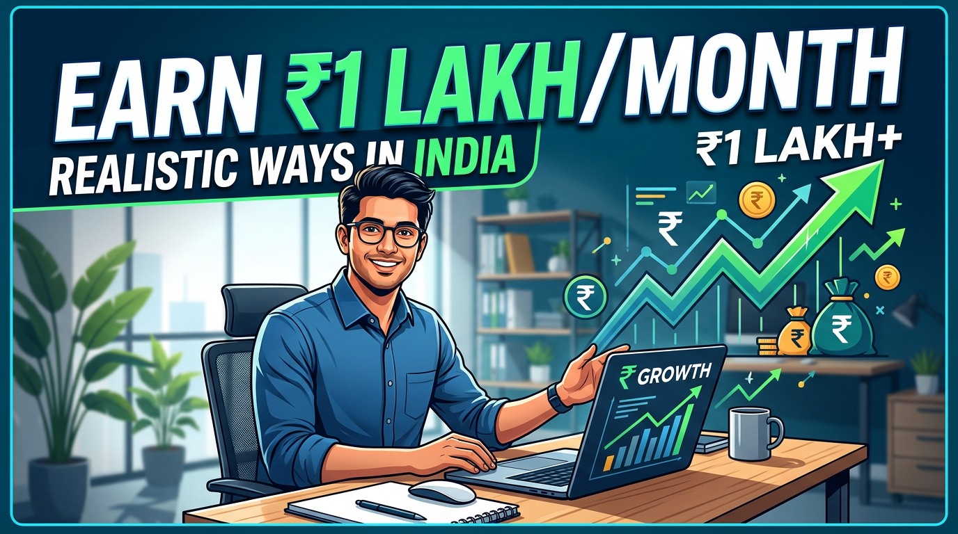 How to Earn ₹1 Lakh Per Month